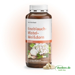 Knoblauch-Weissdorn-Mistel Kapseln