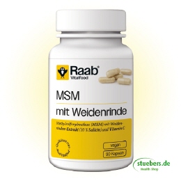MSM mit Weidenrinde