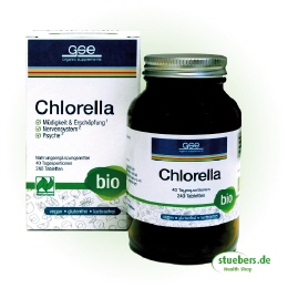 Chlorella-Tabletten-Bio