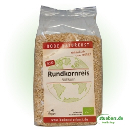 Naturreis, ungeschälter Reis